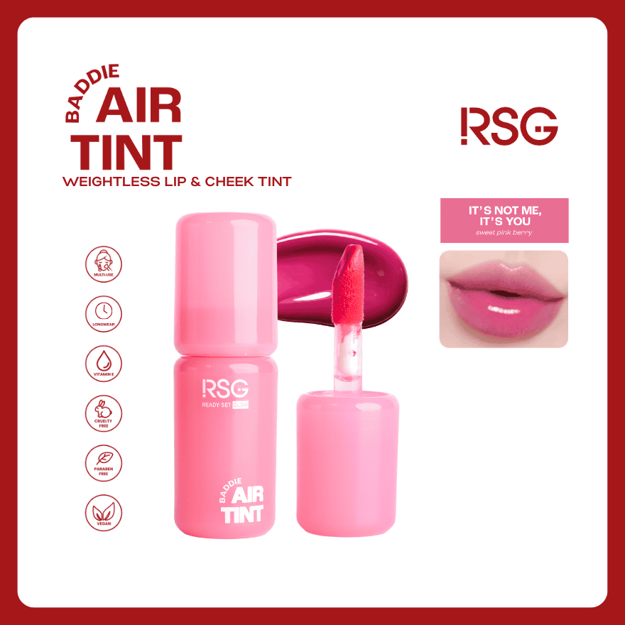 RSG Baddie Duo Deal | BUY 2 BADDIE AIR TINT FOR 555 WITH FREE BADDIE MIRROR - Ready Set Glow PH