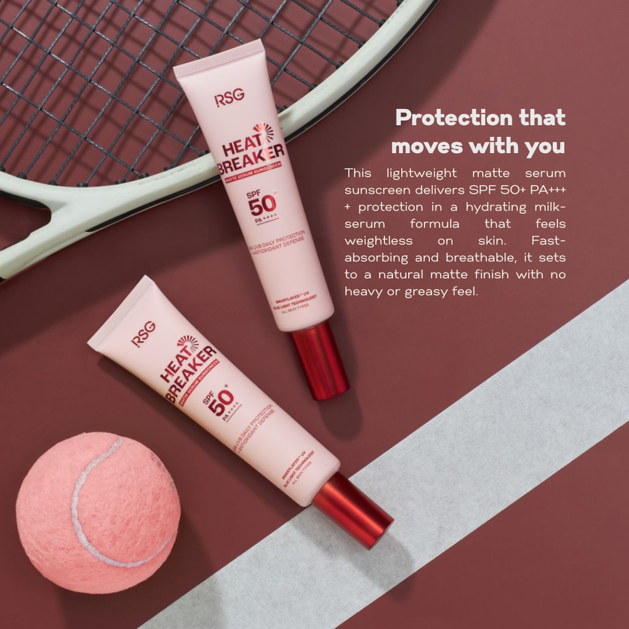 RSG Ready Set Glow Heatbreaker Matte Serum Sunscreen SPF 50+ PA++++