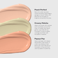 Creamy Matcha, Peach Perfect, Papaya Pop